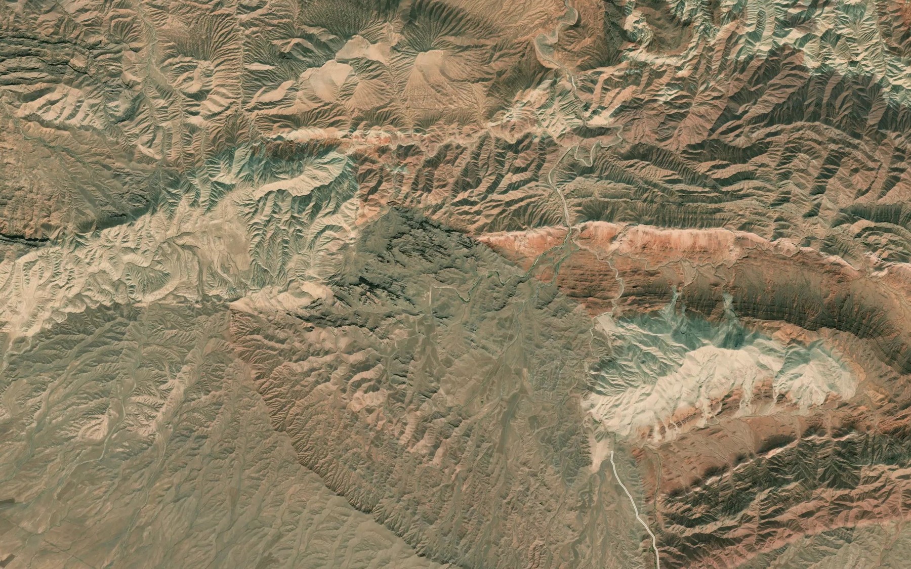 Satellite map of the Cheshmeh-ye Shur