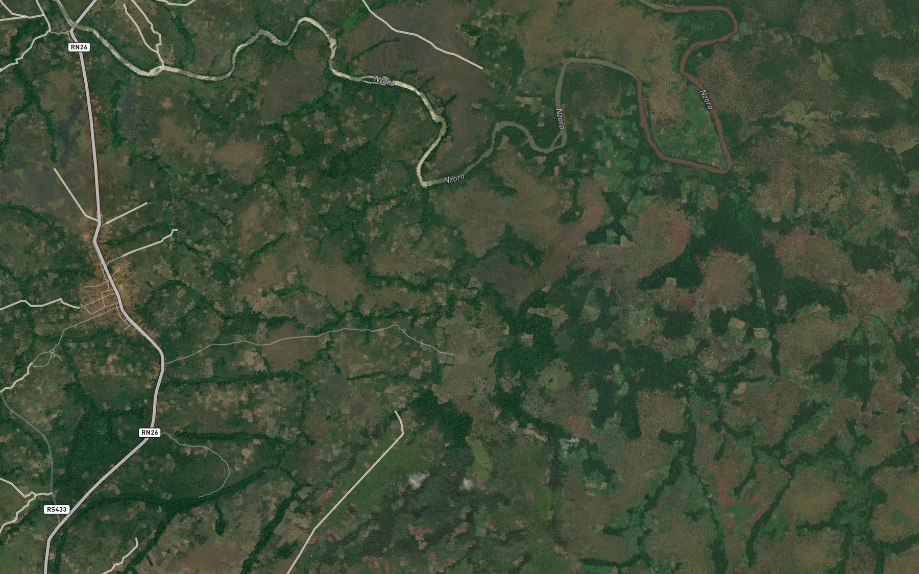 Satellite map of the Yao