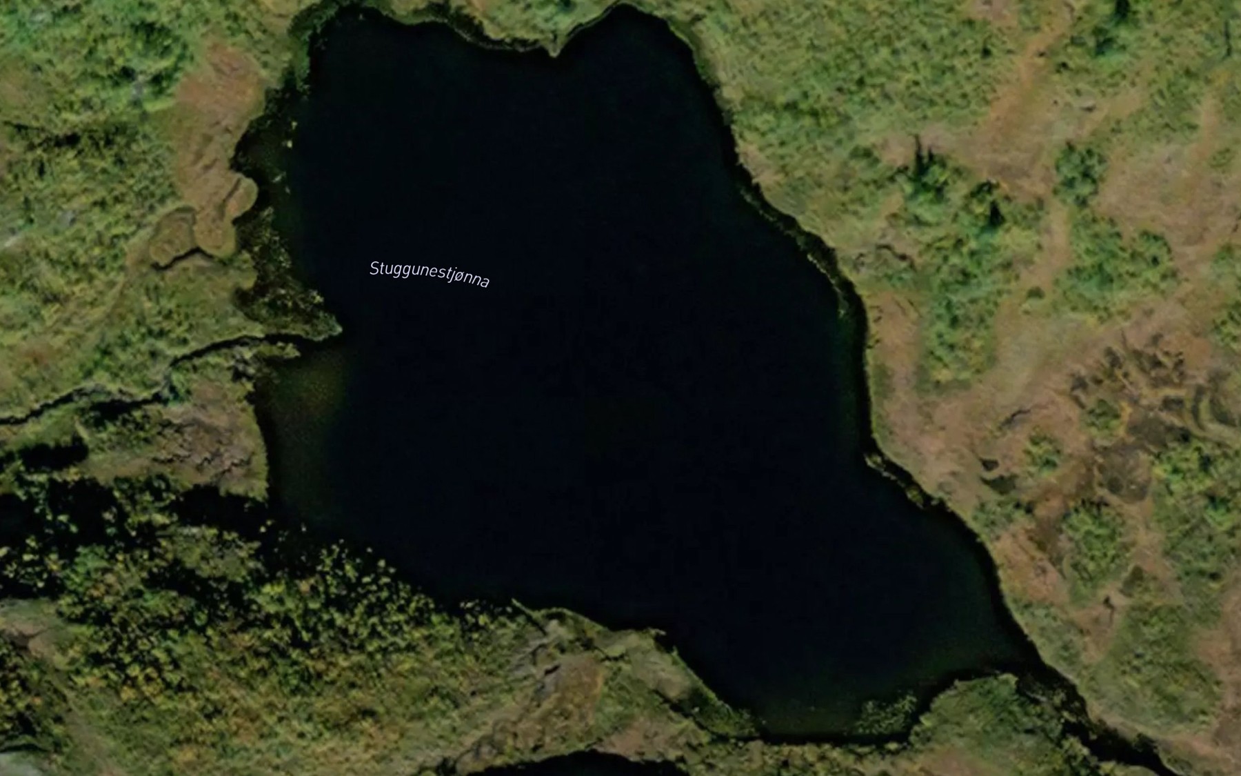 Satellite map of the Stugunestjorna