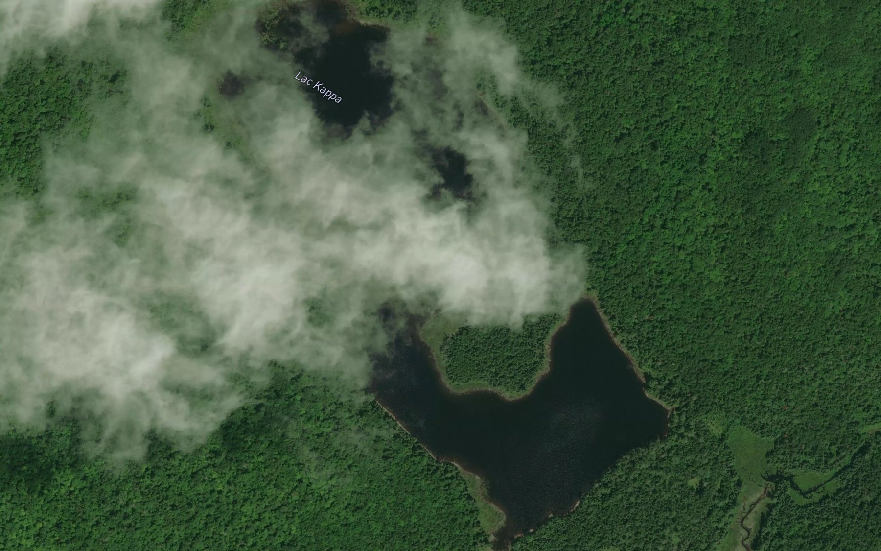 Satellite map of the Lac Kappa