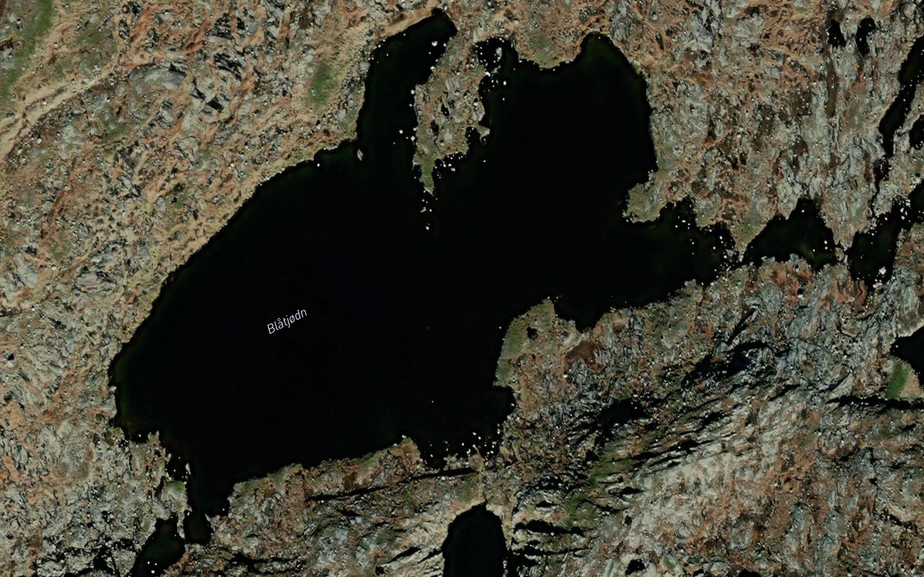 Satellite map of the Blatjodn