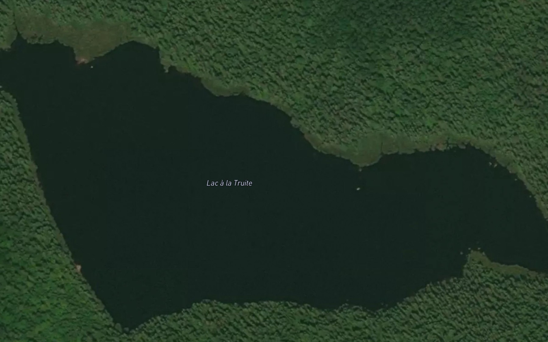 Satellite map of the Lac a la Truite