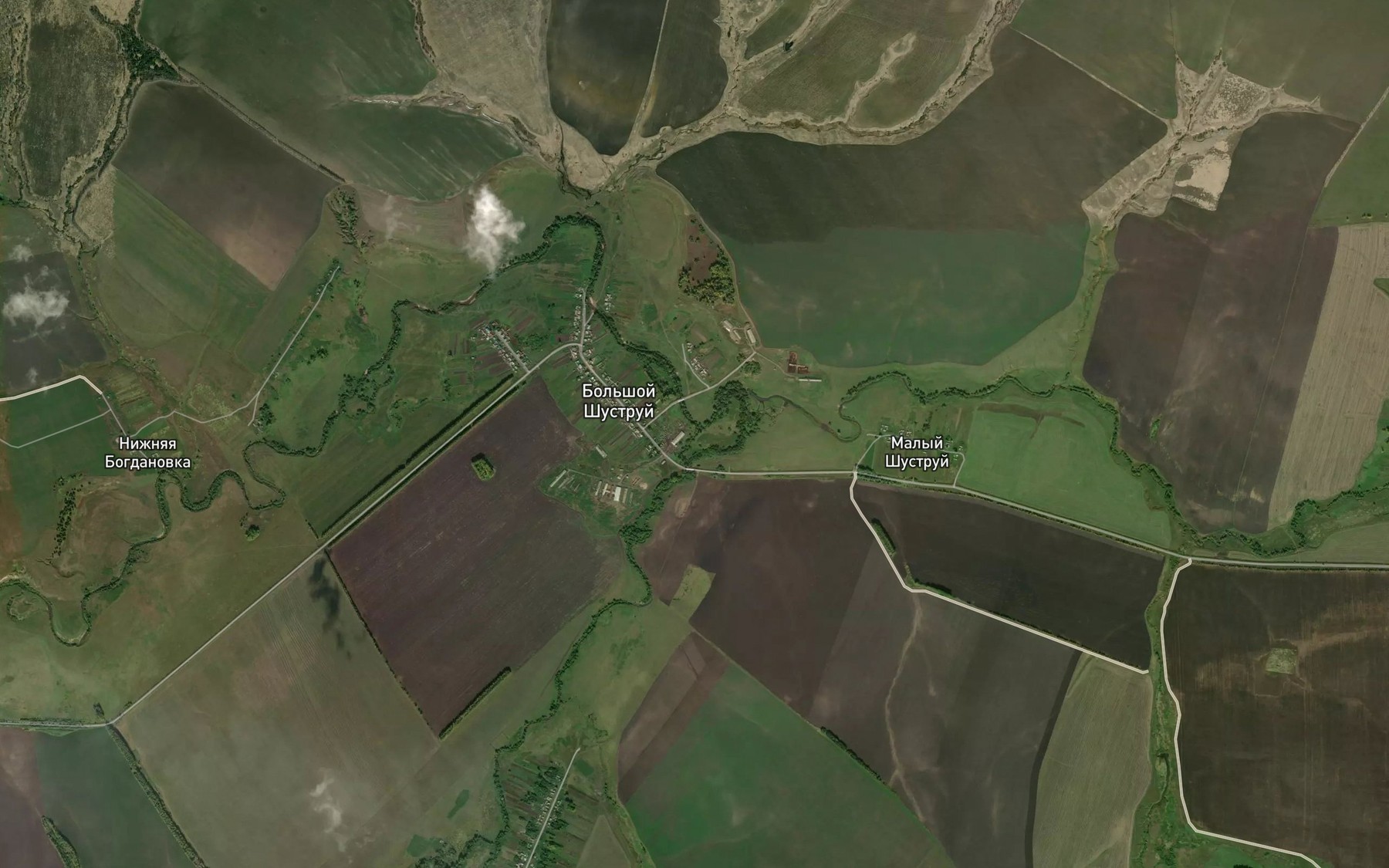 Satellite map of the Yunka