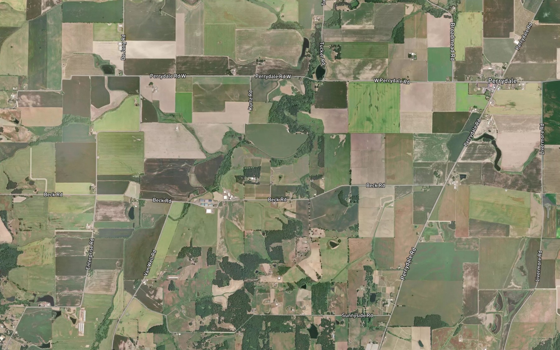 Satellite map of the Phoenix Reservoir