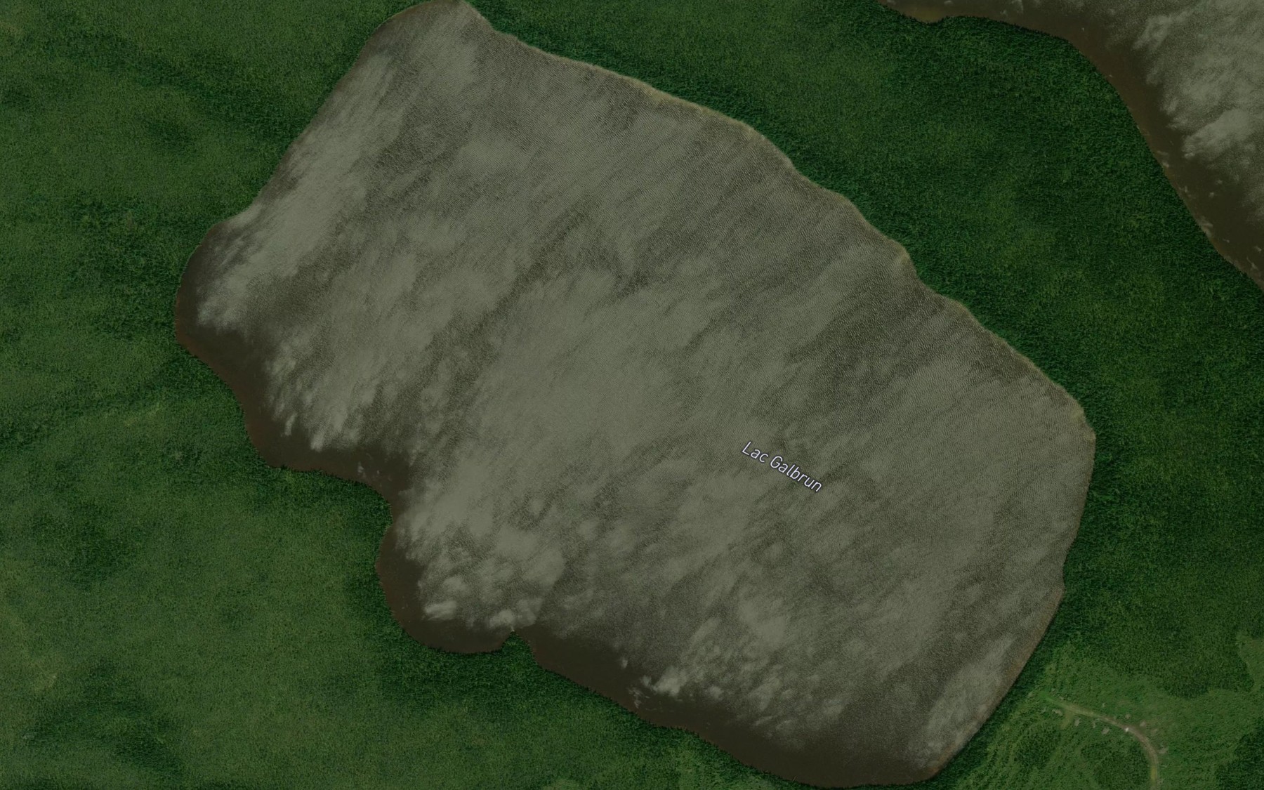 Satellite map of the Lac Galbrun