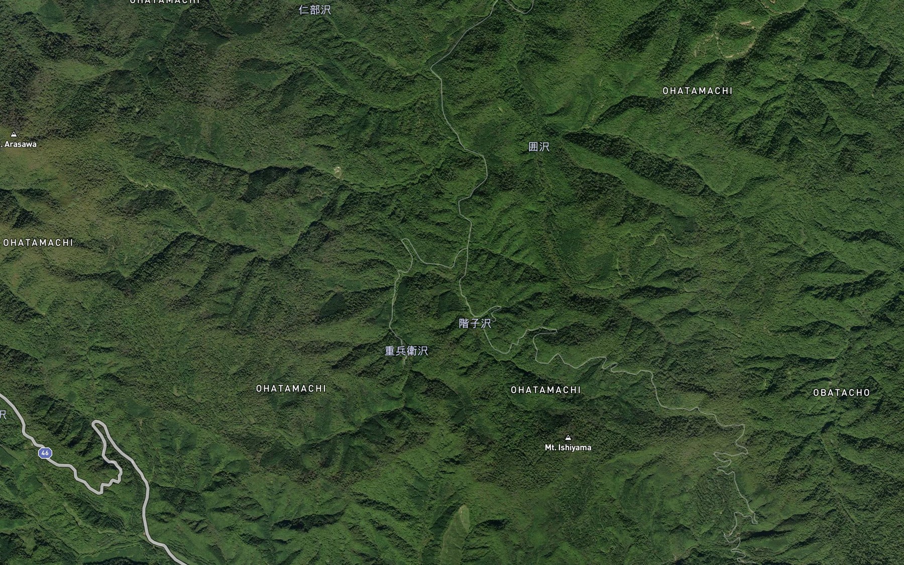 Satellite map of the Jube Zawa