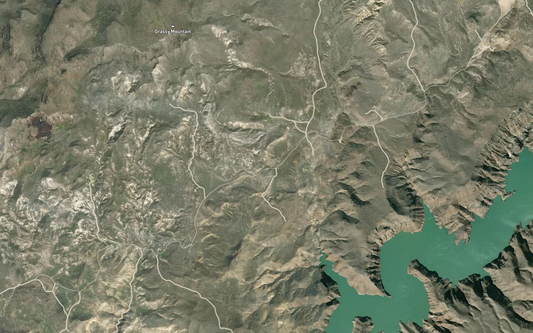 Satellite map of the Oxyoke Spring