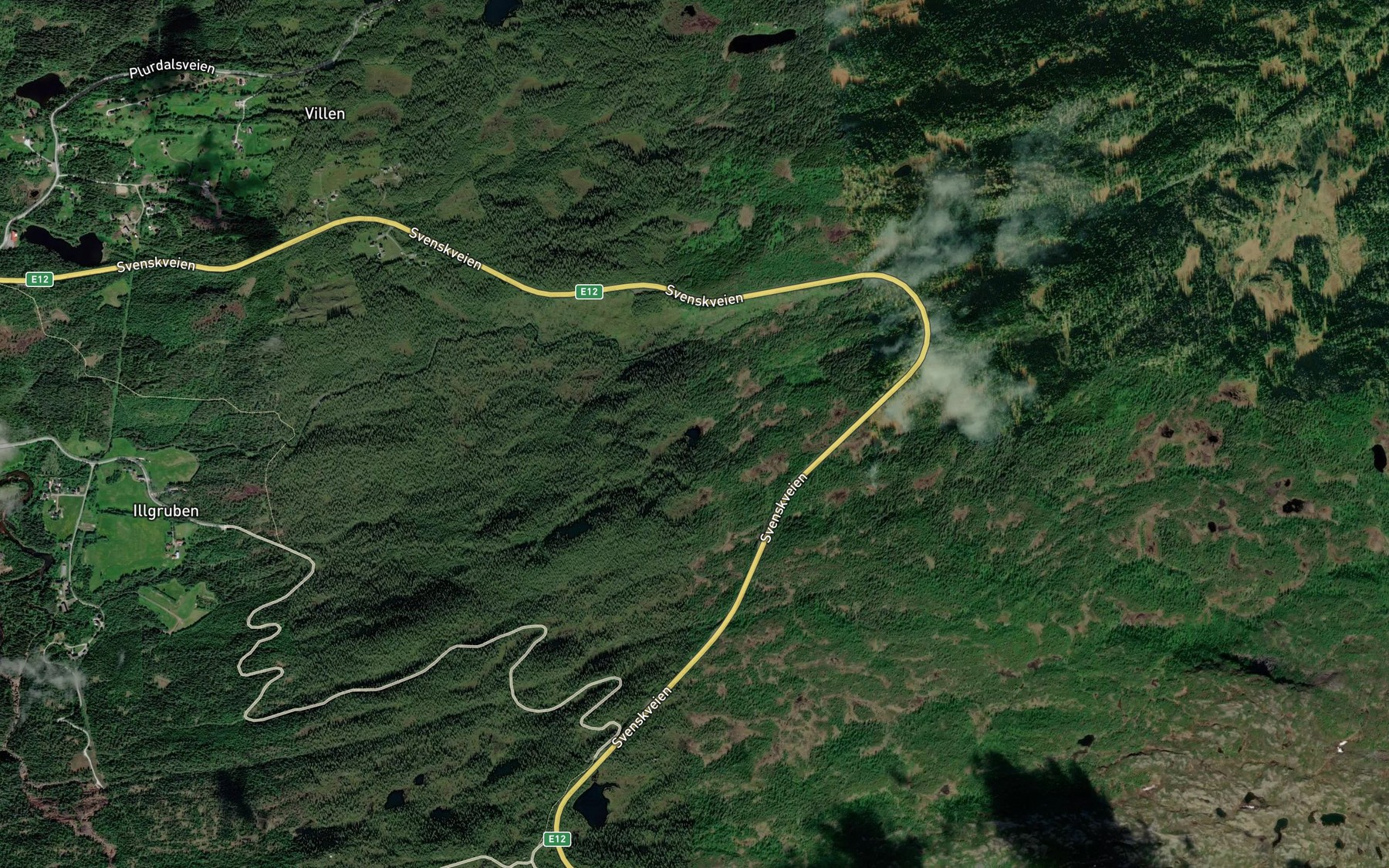 Satellite map of the Snelitjonna