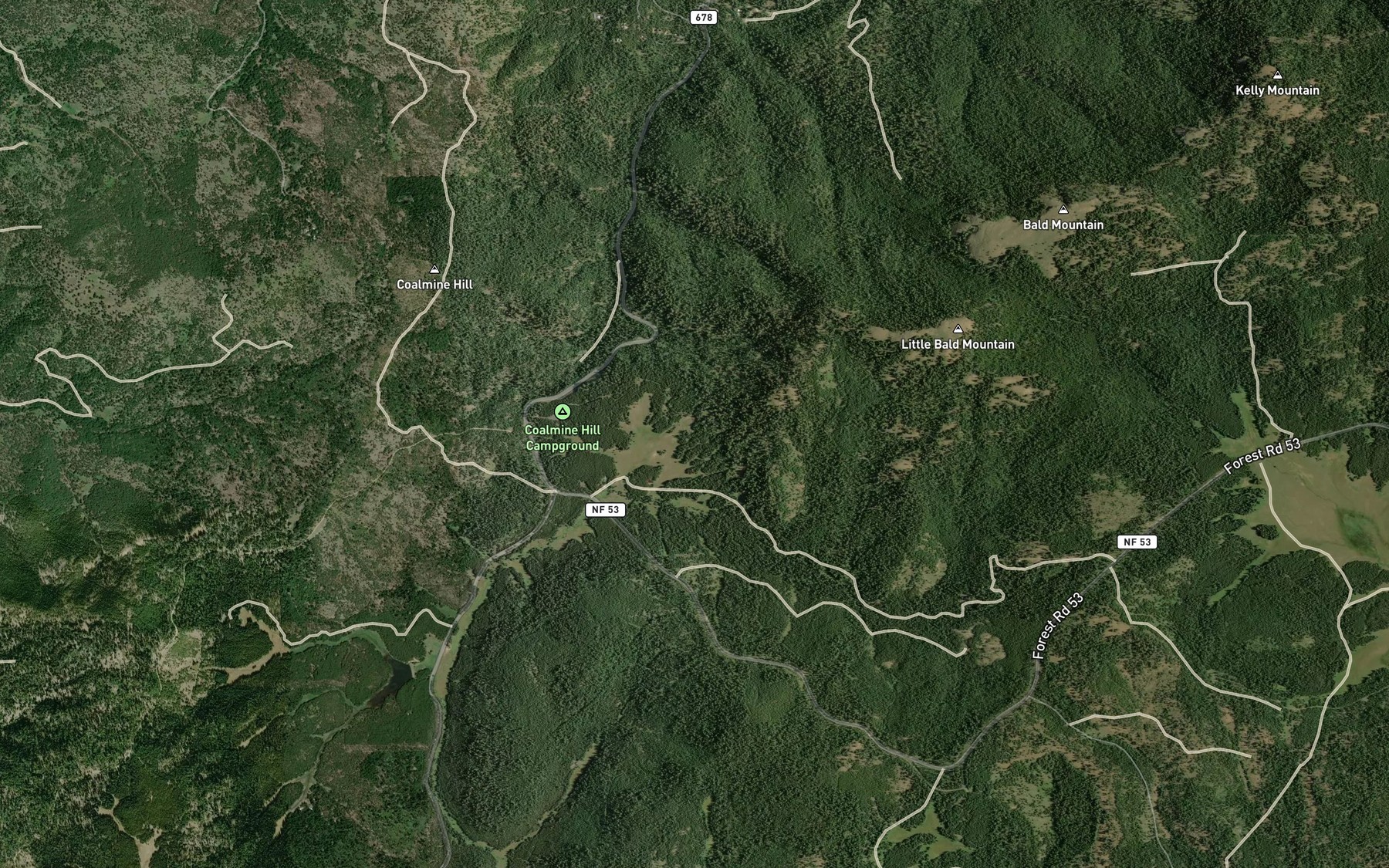 Satellite map of the Smith Ditch