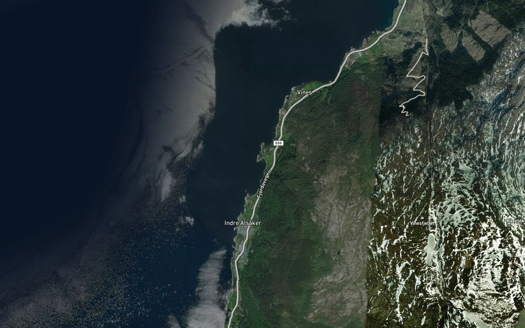 Satellite map of the Holmaviki