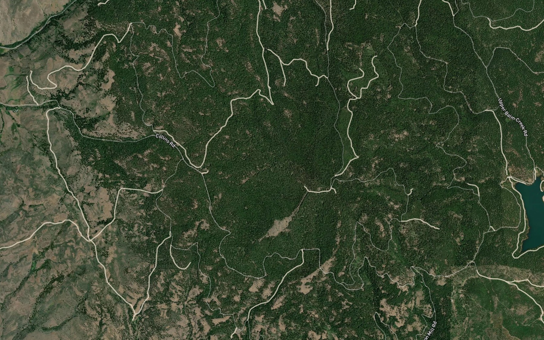 Satellite map of the Sardine Spring