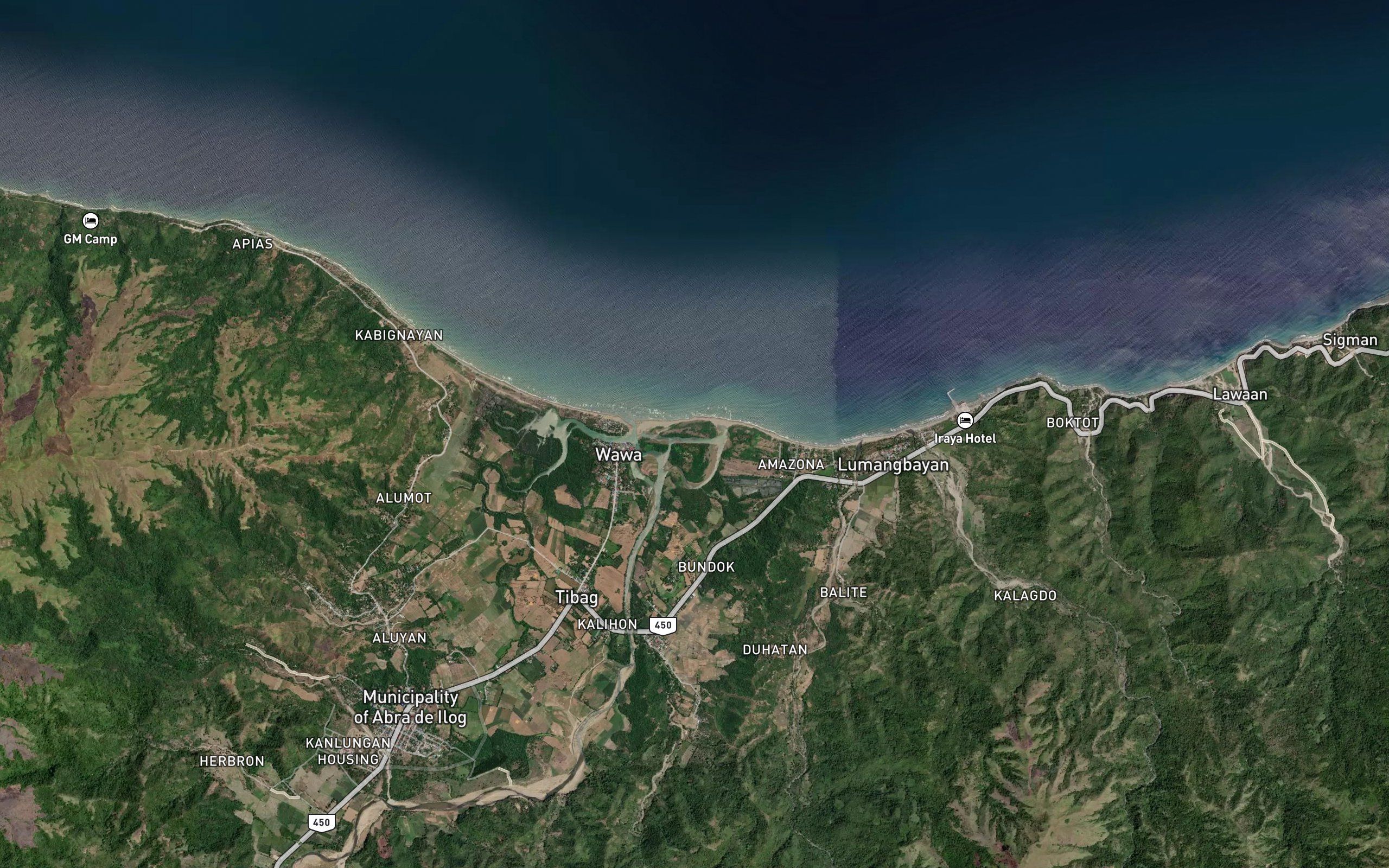 Abra de Ilog River