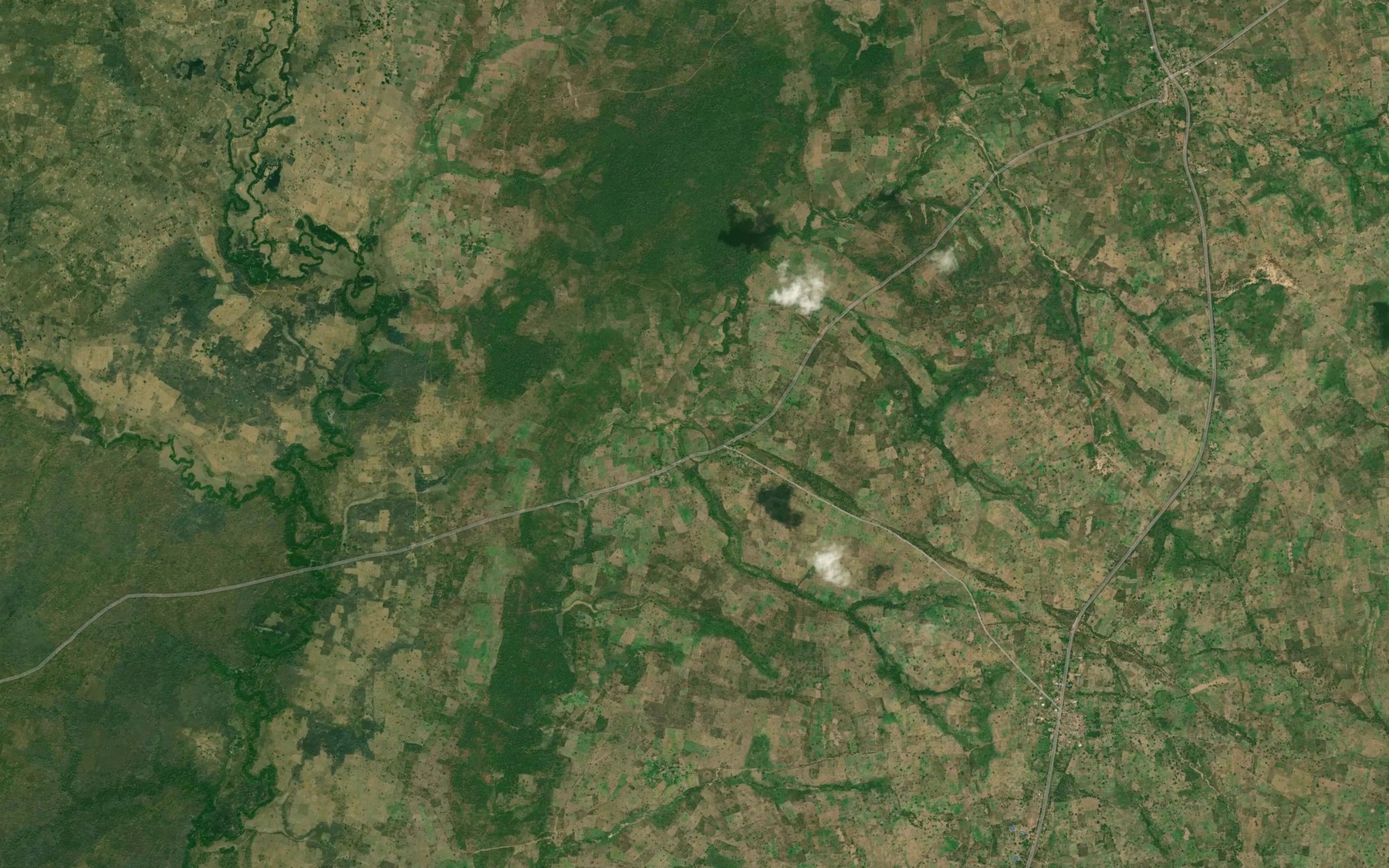 Satellite map of the River Kukuma
