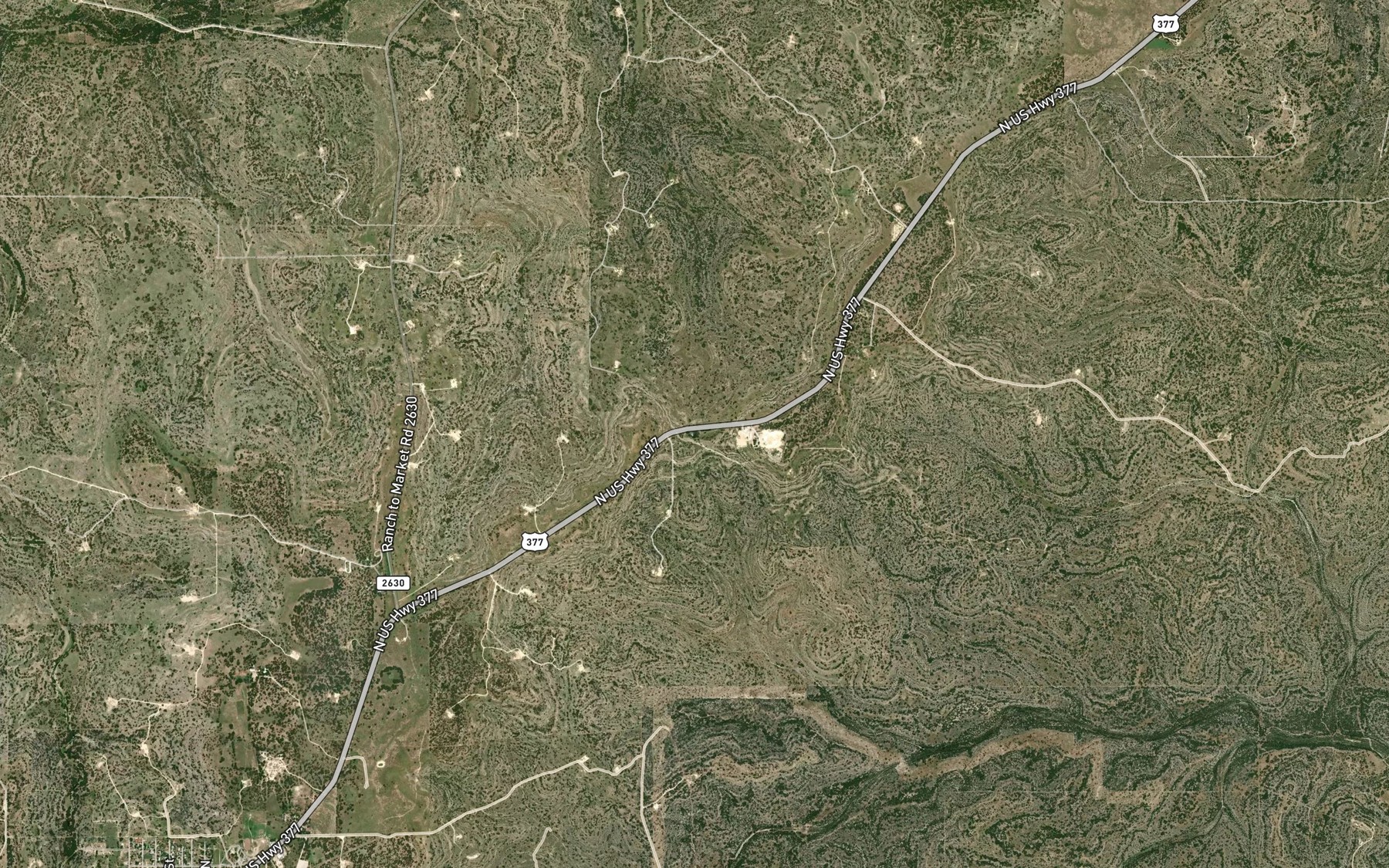 Satellite map of the Cedar Pond