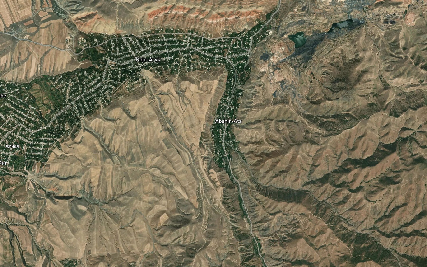 Satellite map of the Sharan