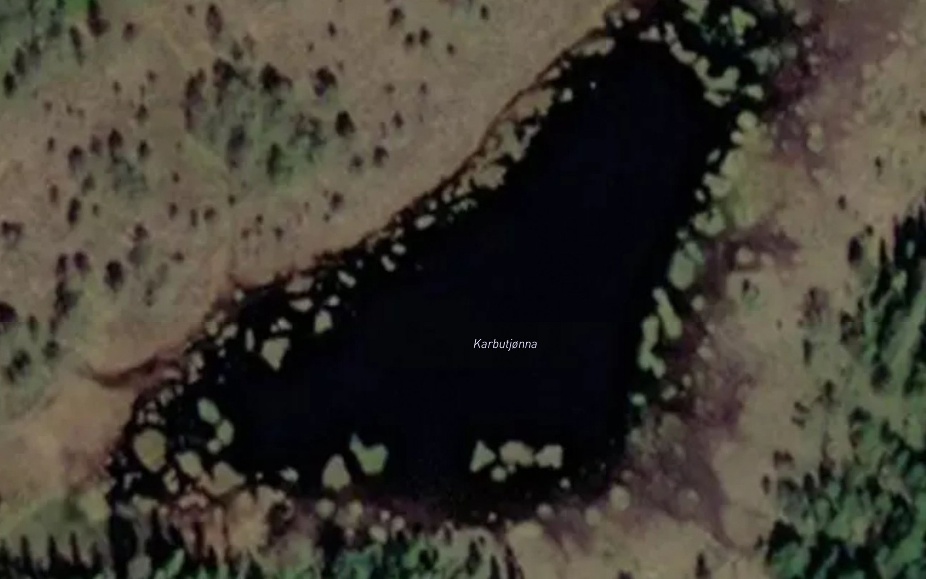 Satellite map of the Karbutjonna