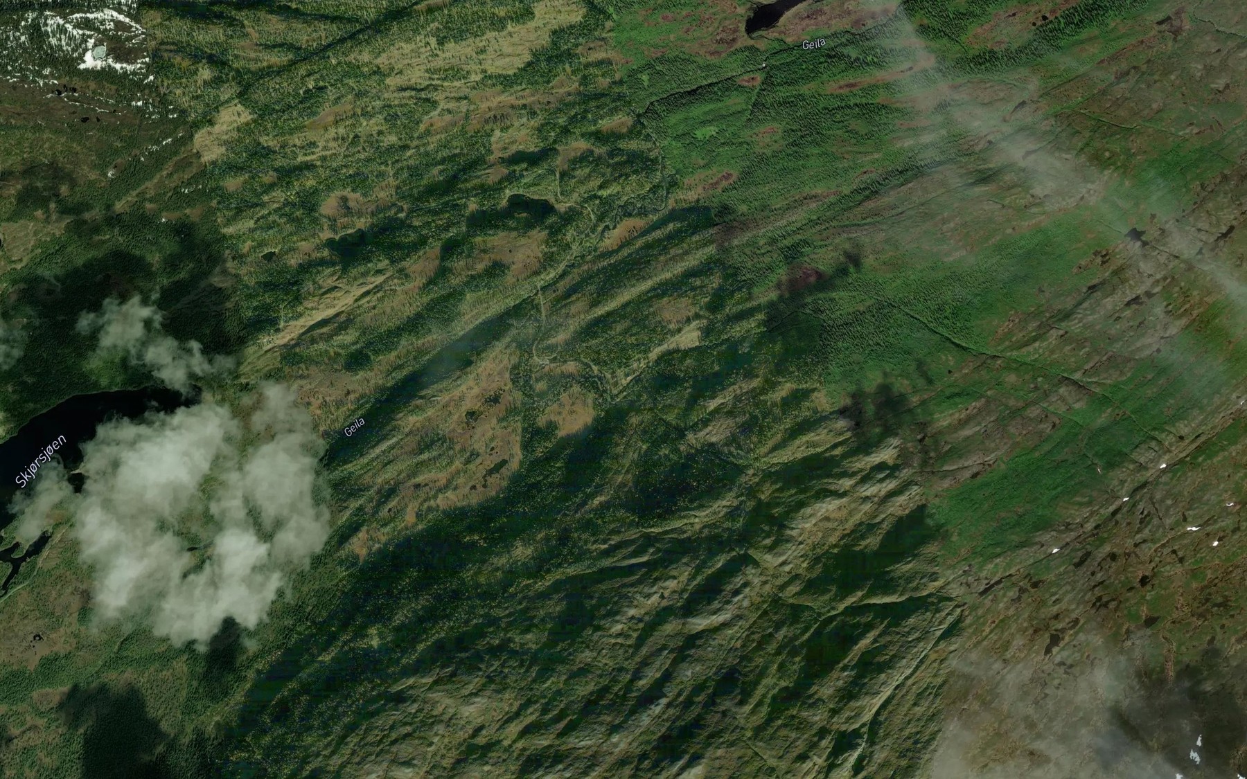 Satellite map of the Johannesbekken