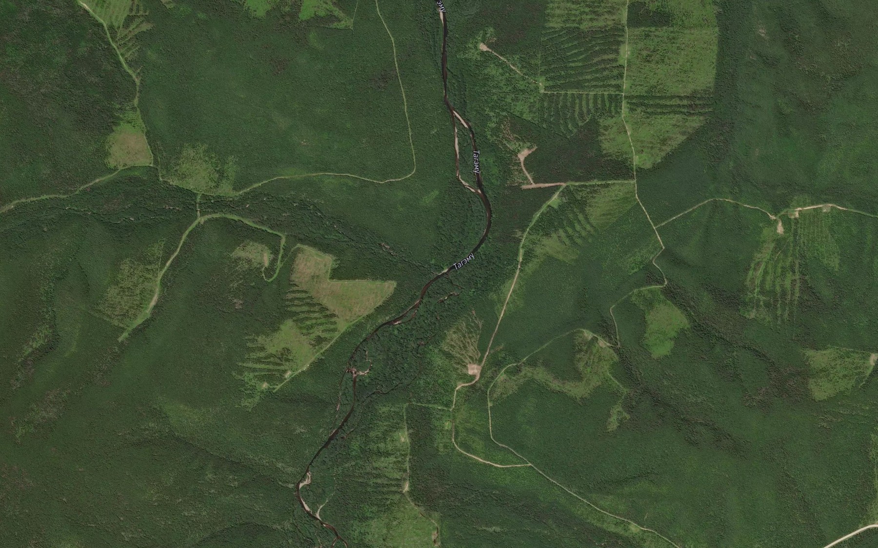 Satellite map of the Gula
