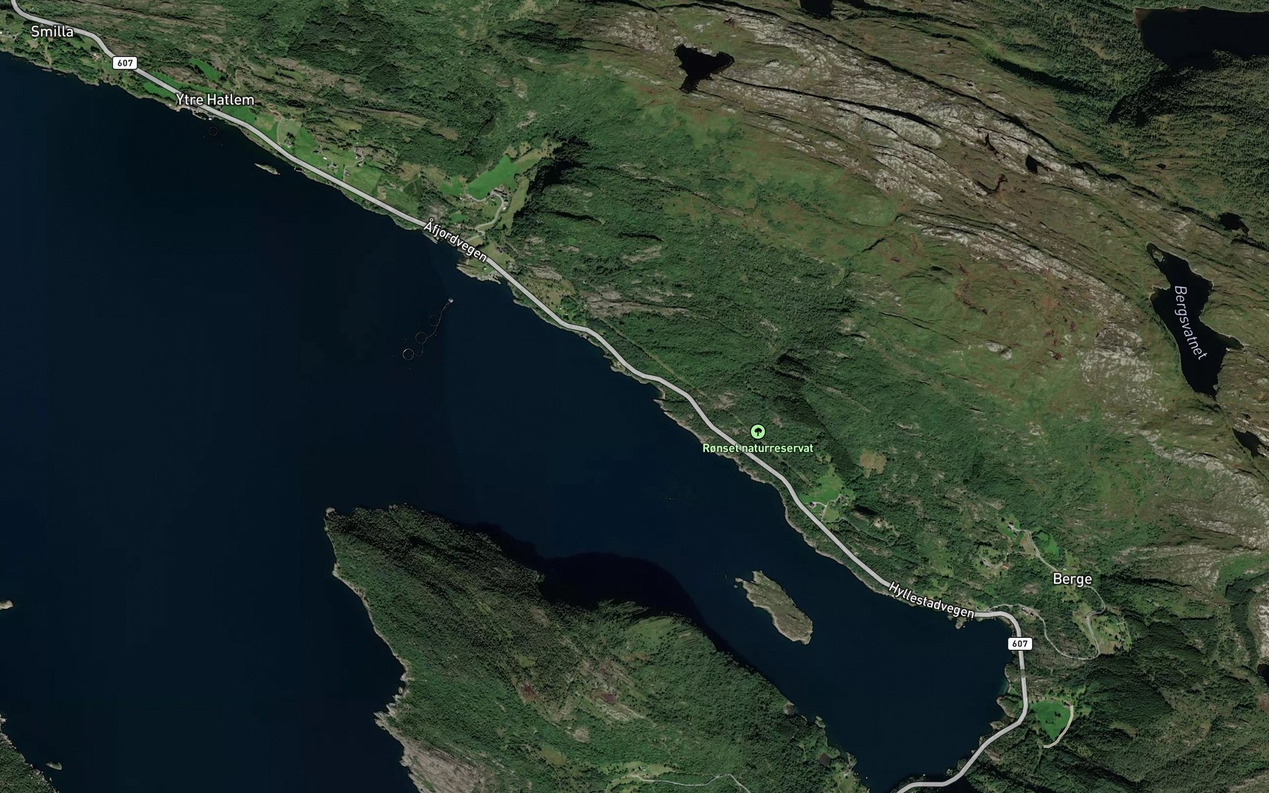 Satellite map of the Ottringsvika