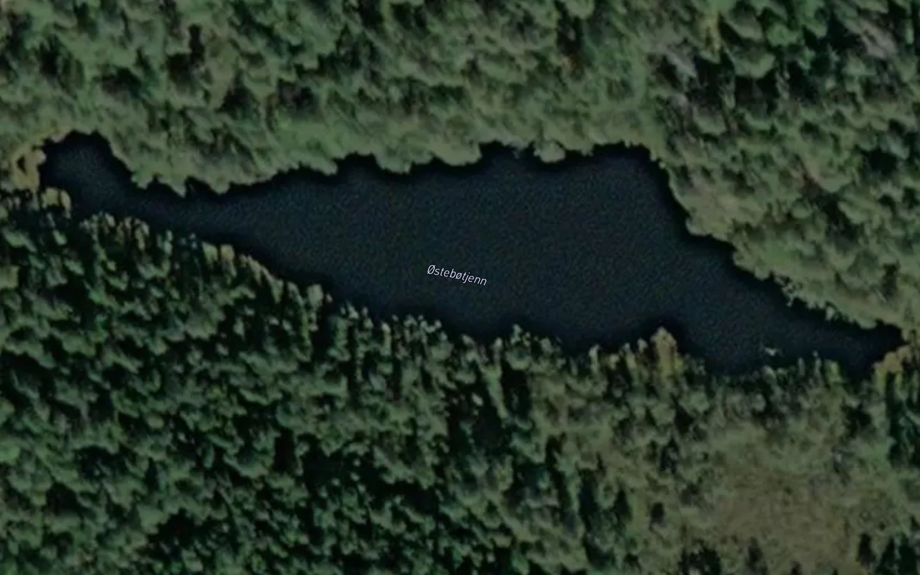 Satellite map of the Ostebotjenn