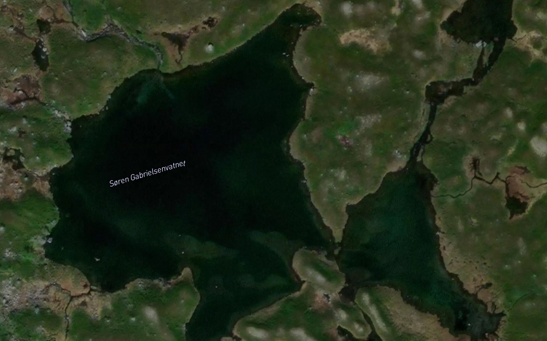 Satellite map of the Soren Gabrielsenvatnet