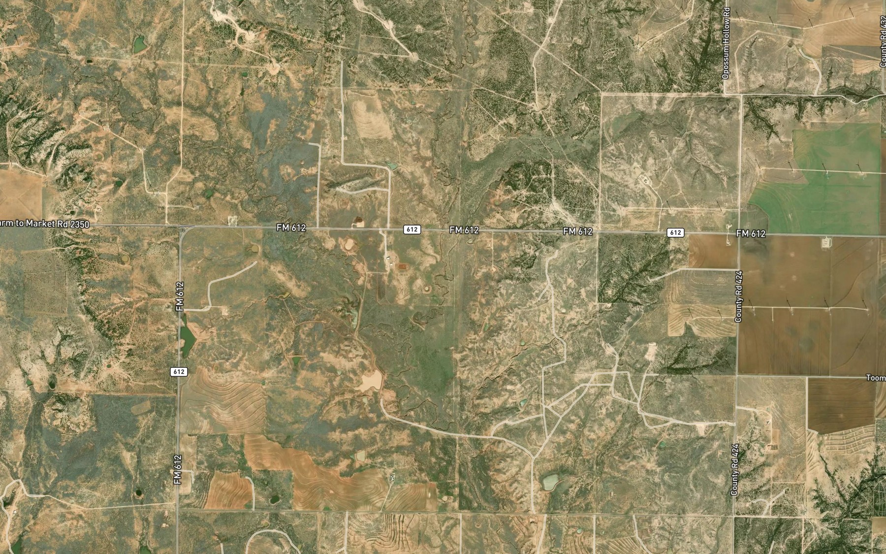 Satellite map of the Gopher Creek