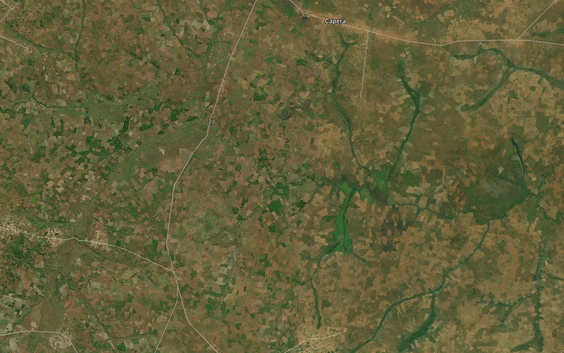 Satellite map of the Cavongue