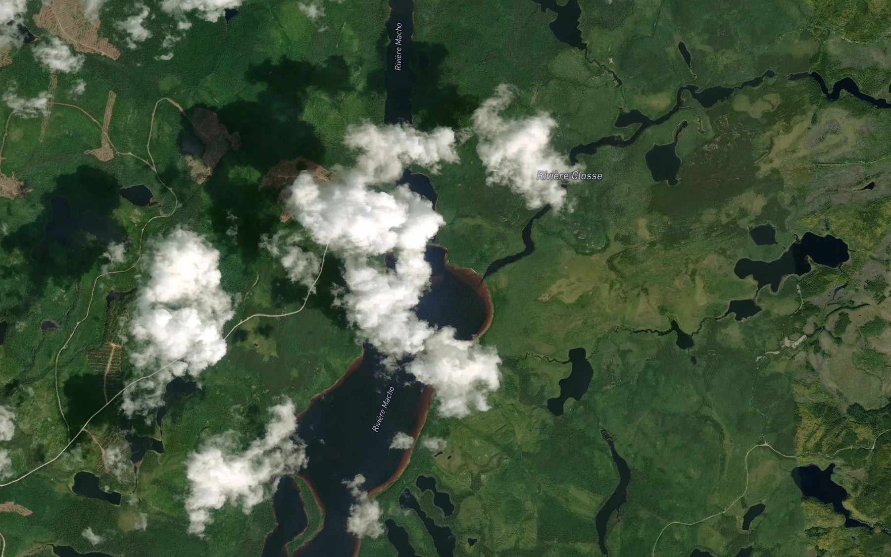 Satellite map of the Riviere Closse
