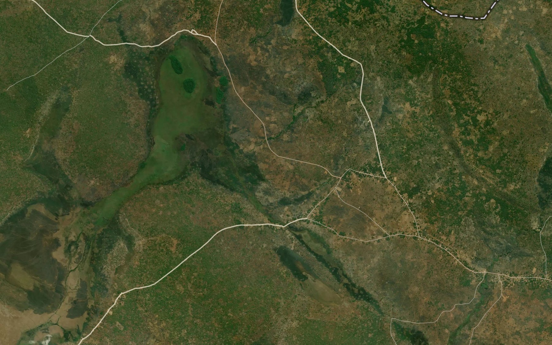 Satellite map of the Kampeko