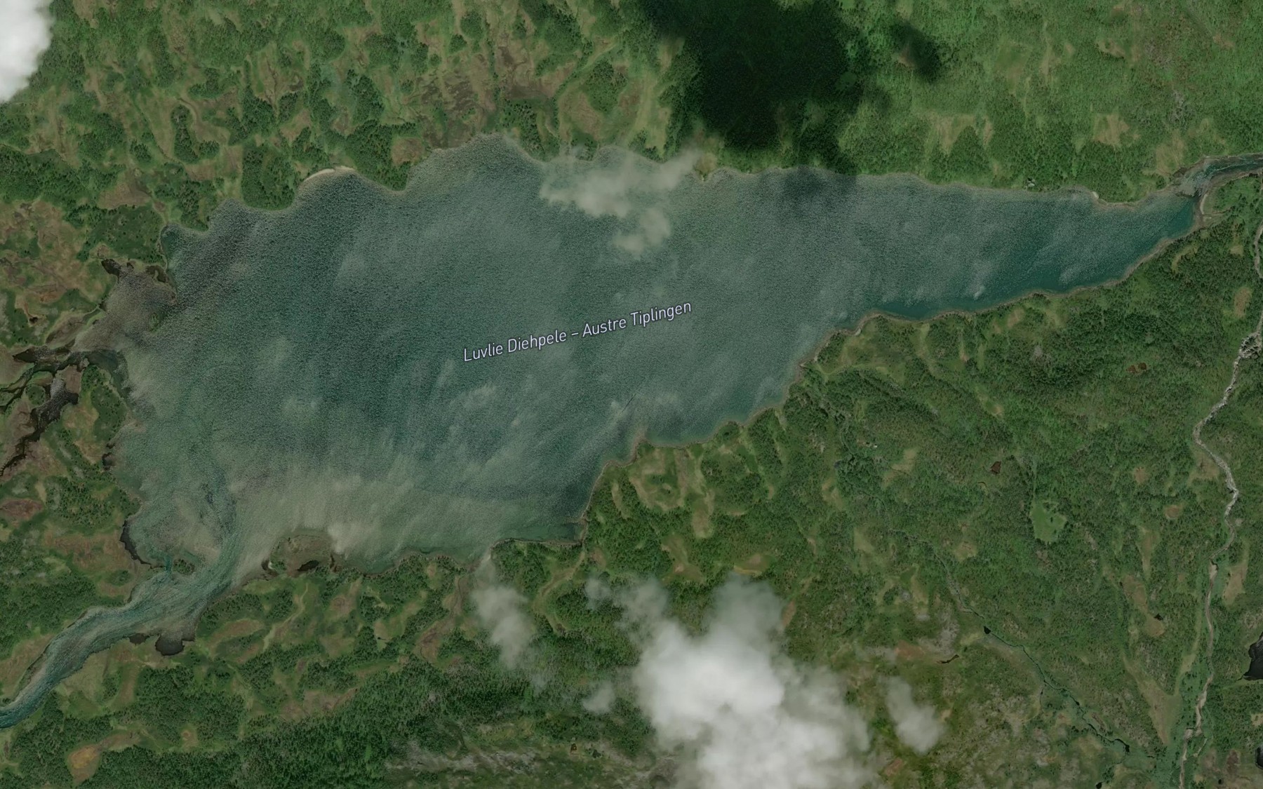 Satellite map of the Diehpele,luvlie