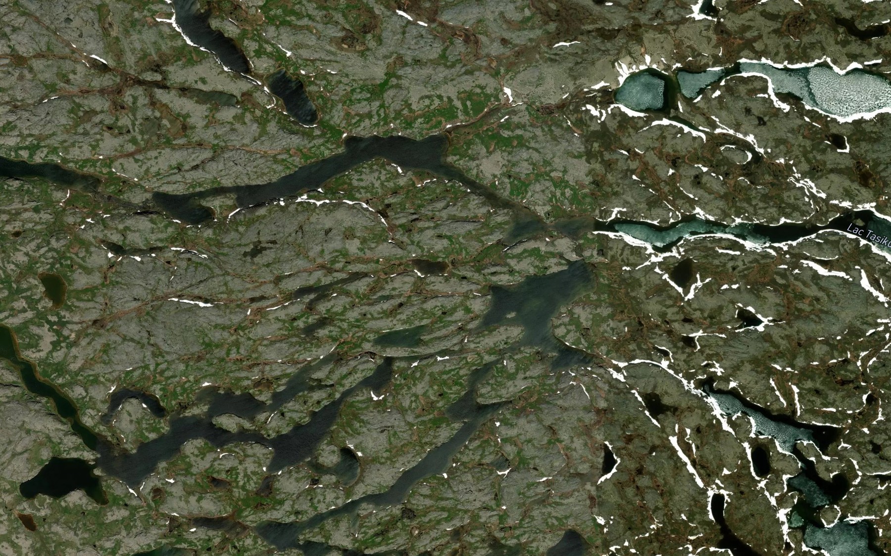 Satellite map of the Ruisseau Isurtukallak