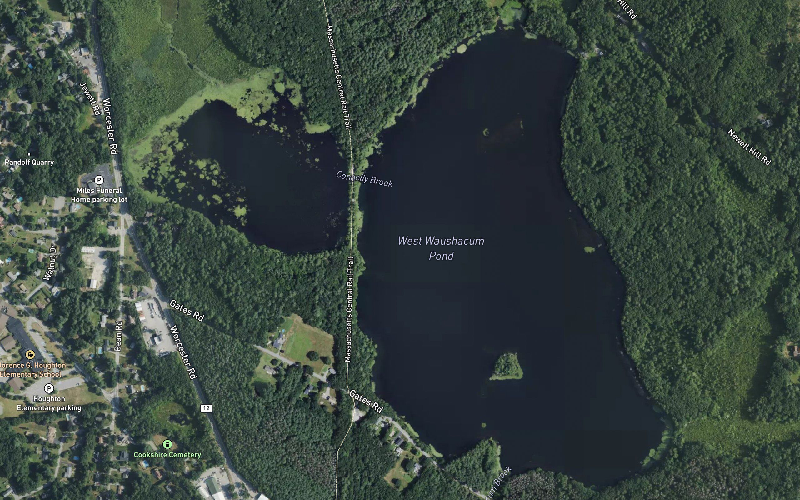West Waushacum Pond