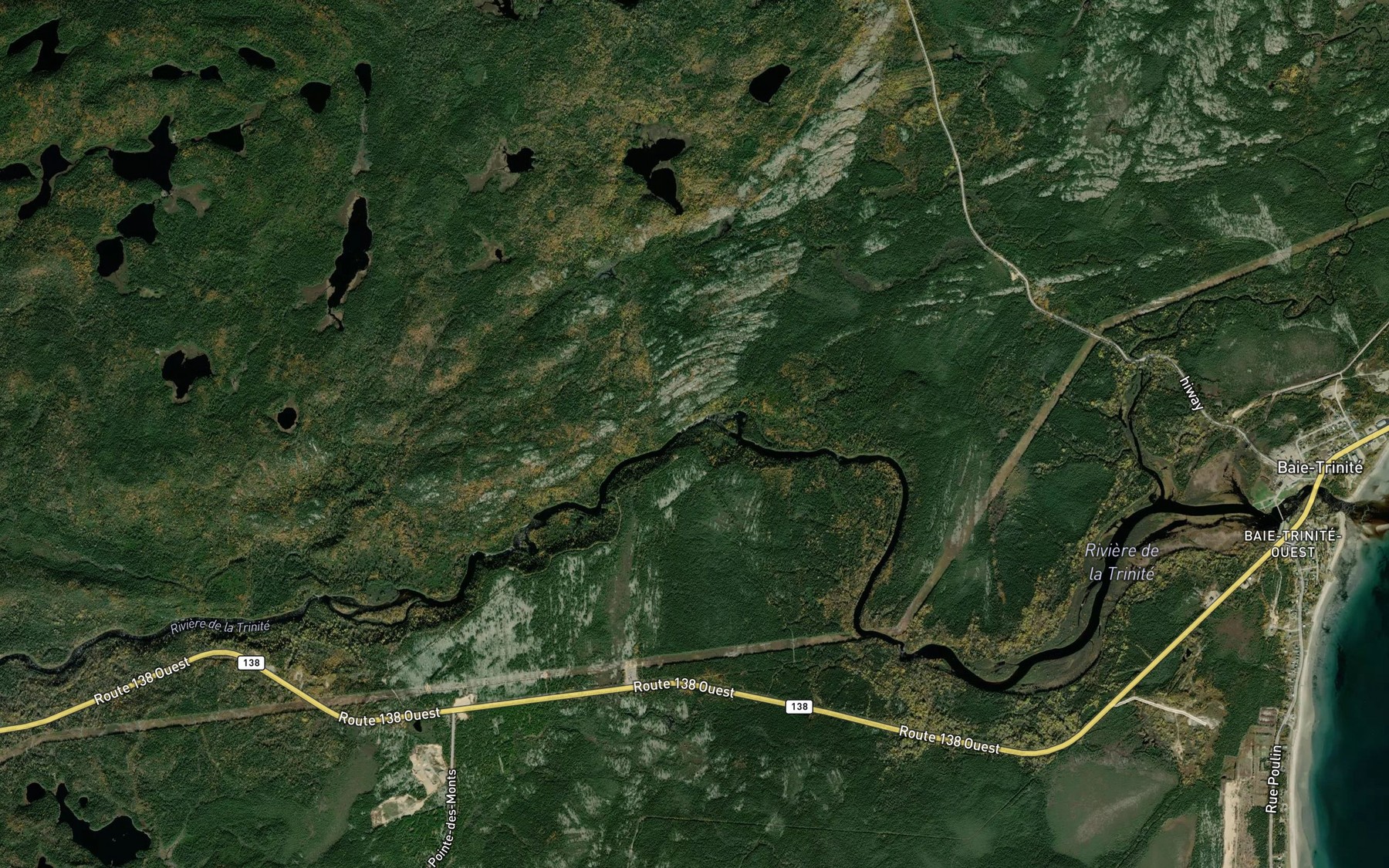 Satellite map of the Fosse de la Chute