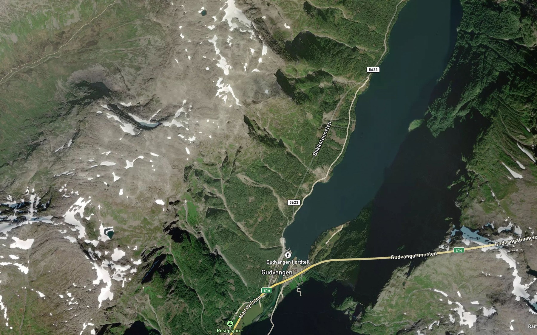 Satellite map of the Smellagrovi