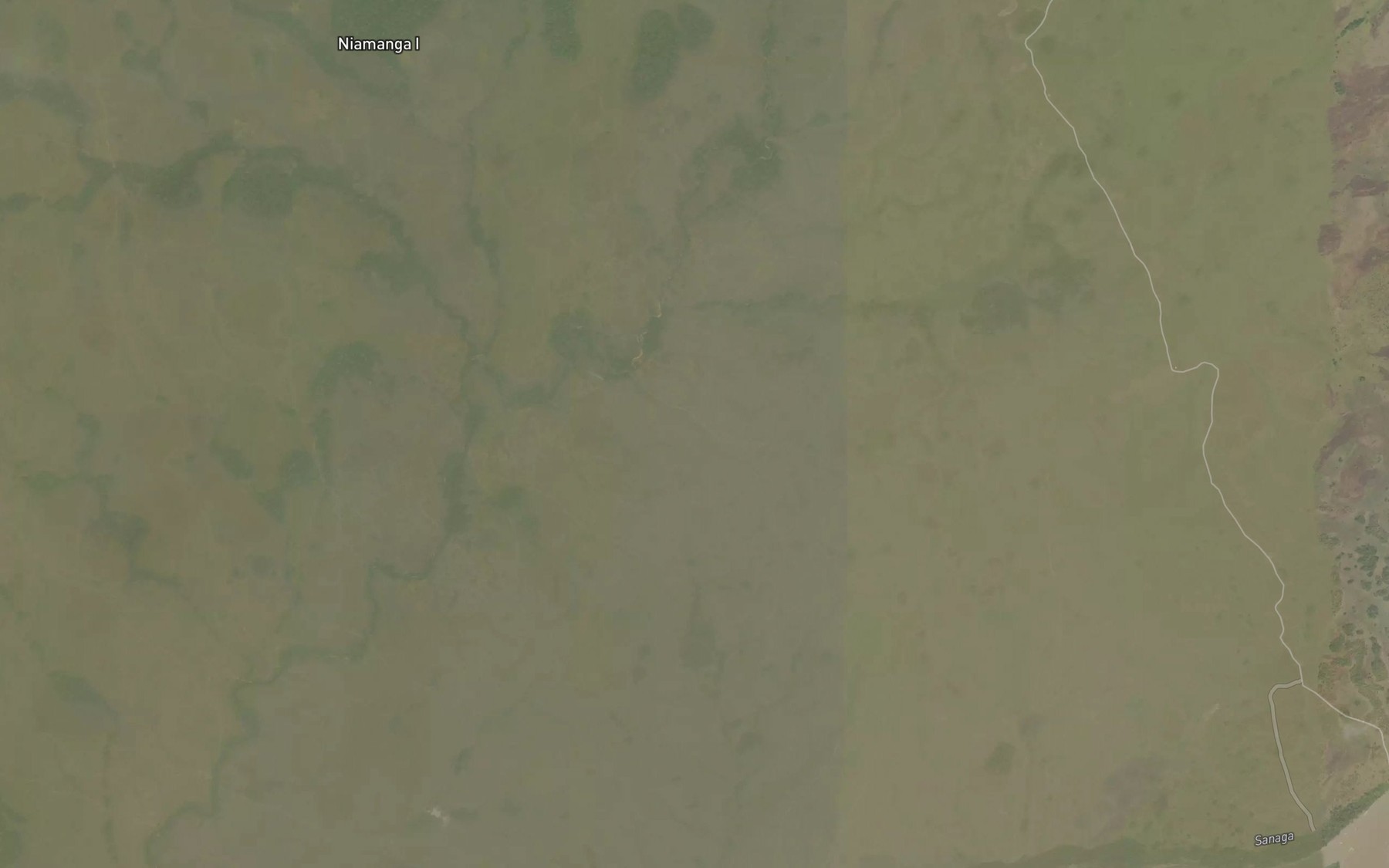 Satellite map of the Kouambe
