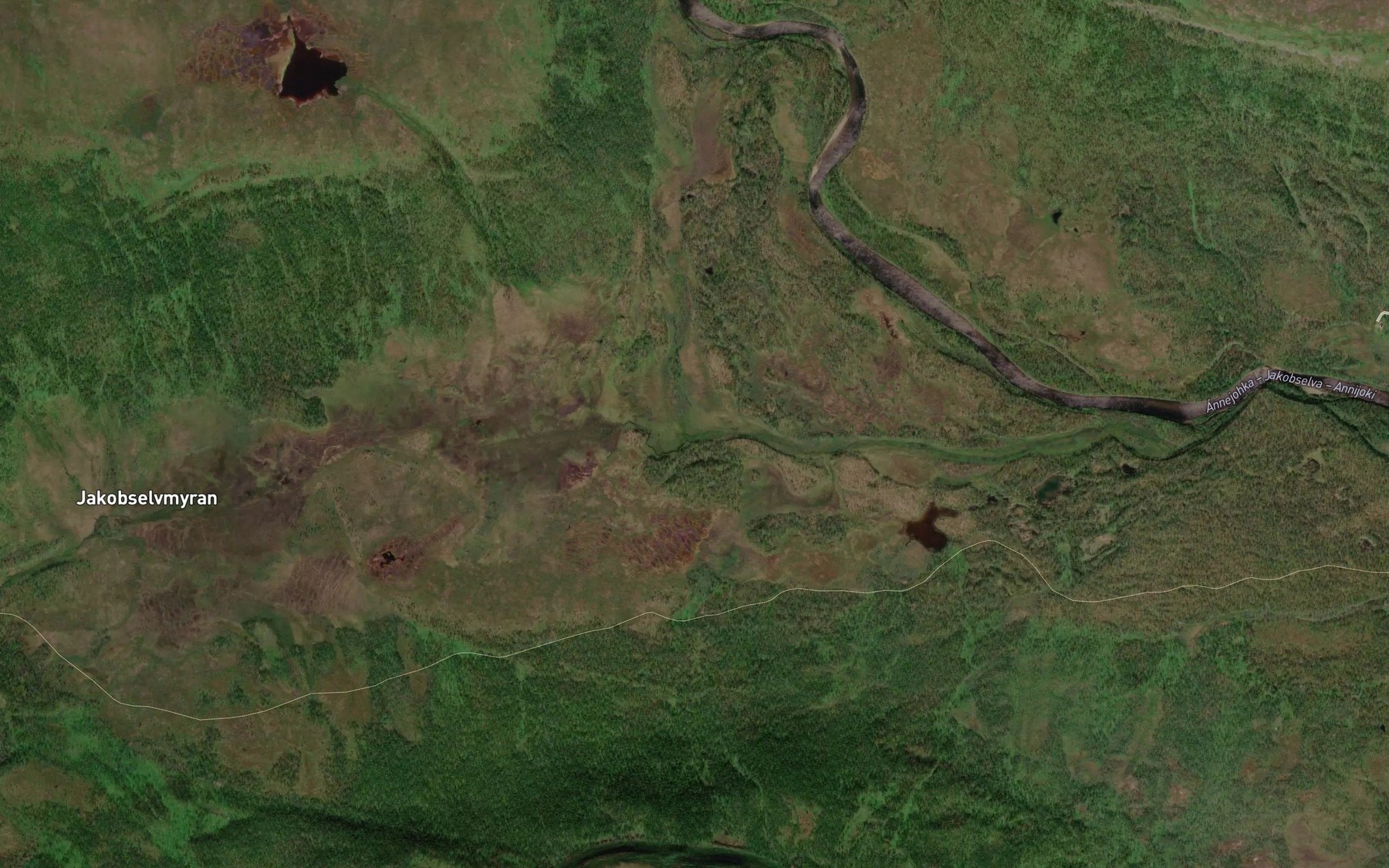 Satellite map of the Djupholbekken