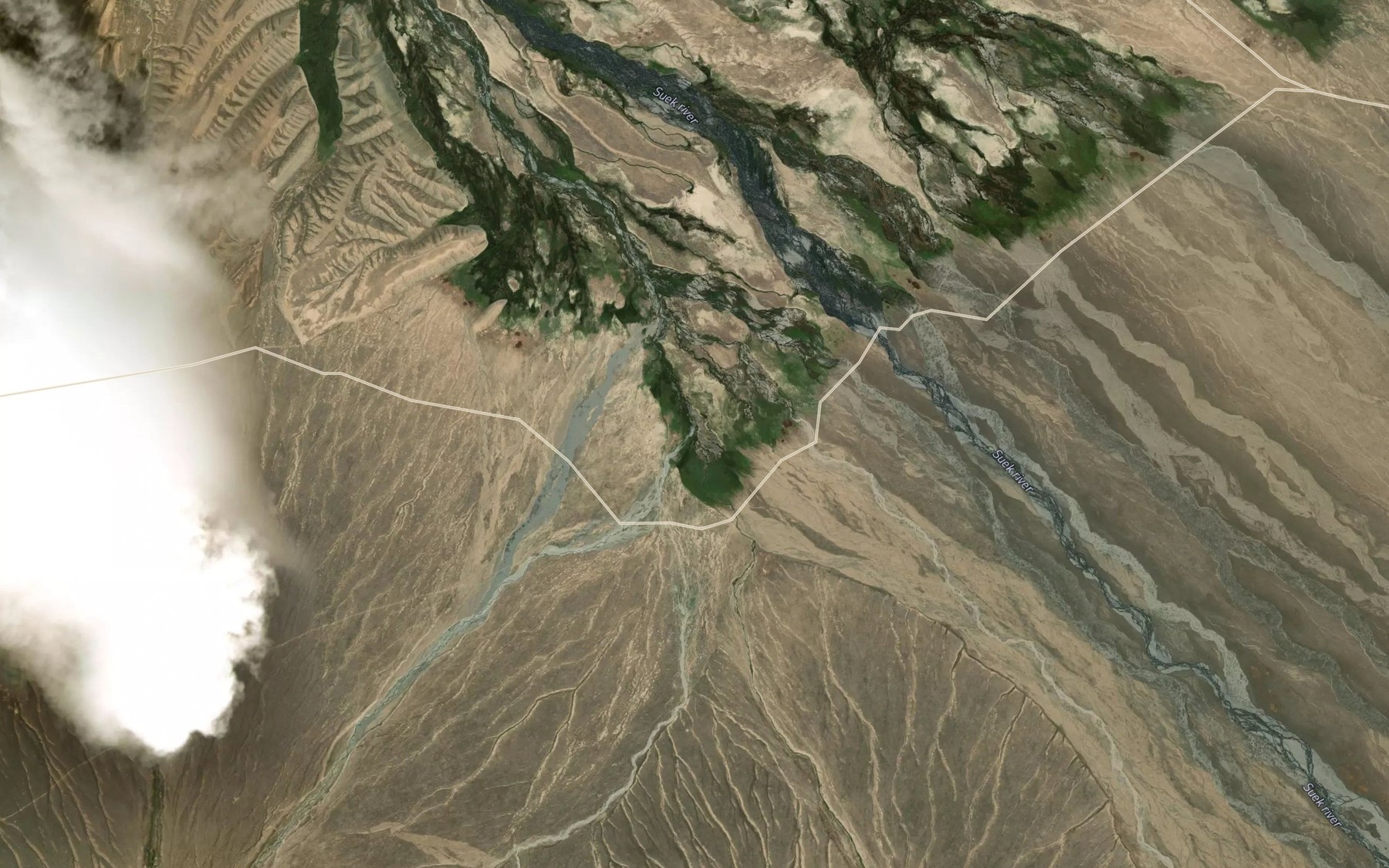 Satellite map of the Aygyrbulak