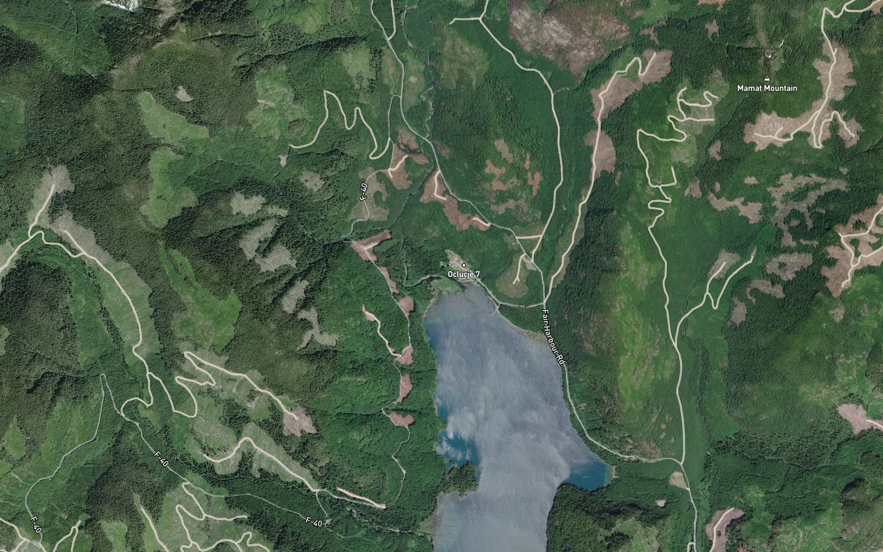 Satellite map of the Espinosa Creek