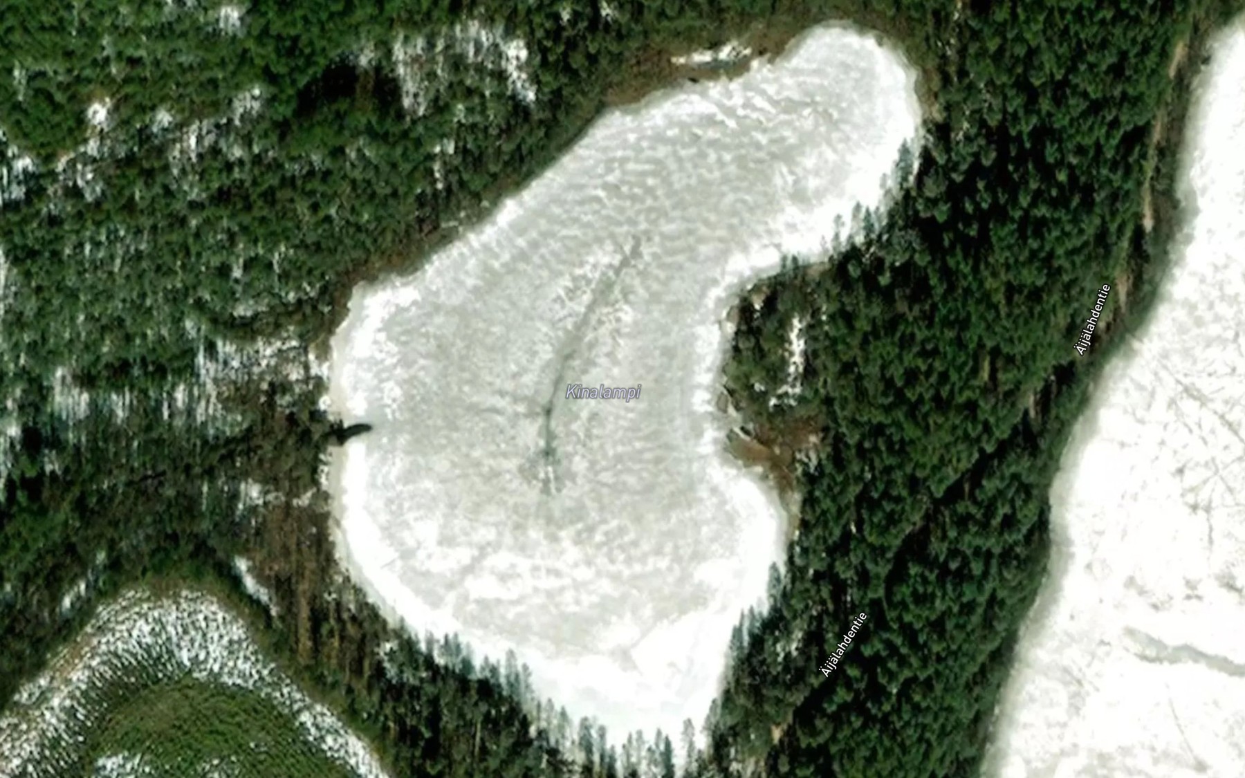 Satellite map of the Kinalampi