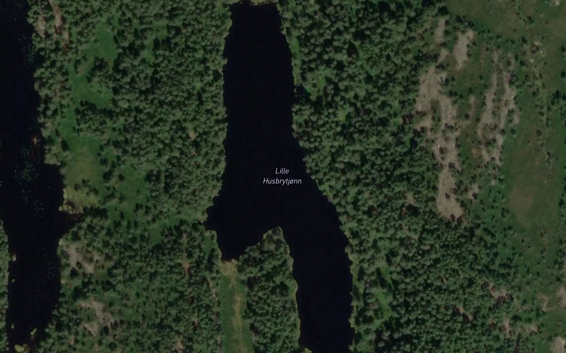 Satellite map of the Lille Husbrytjonn