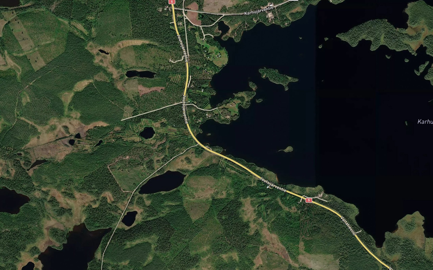 Satellite map of the Leviaisenlahti