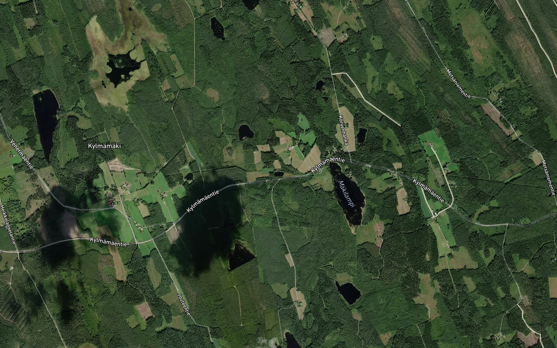 Satellite map of the Kalaton