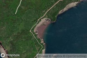 Satellite map of the Horseshoe Cove