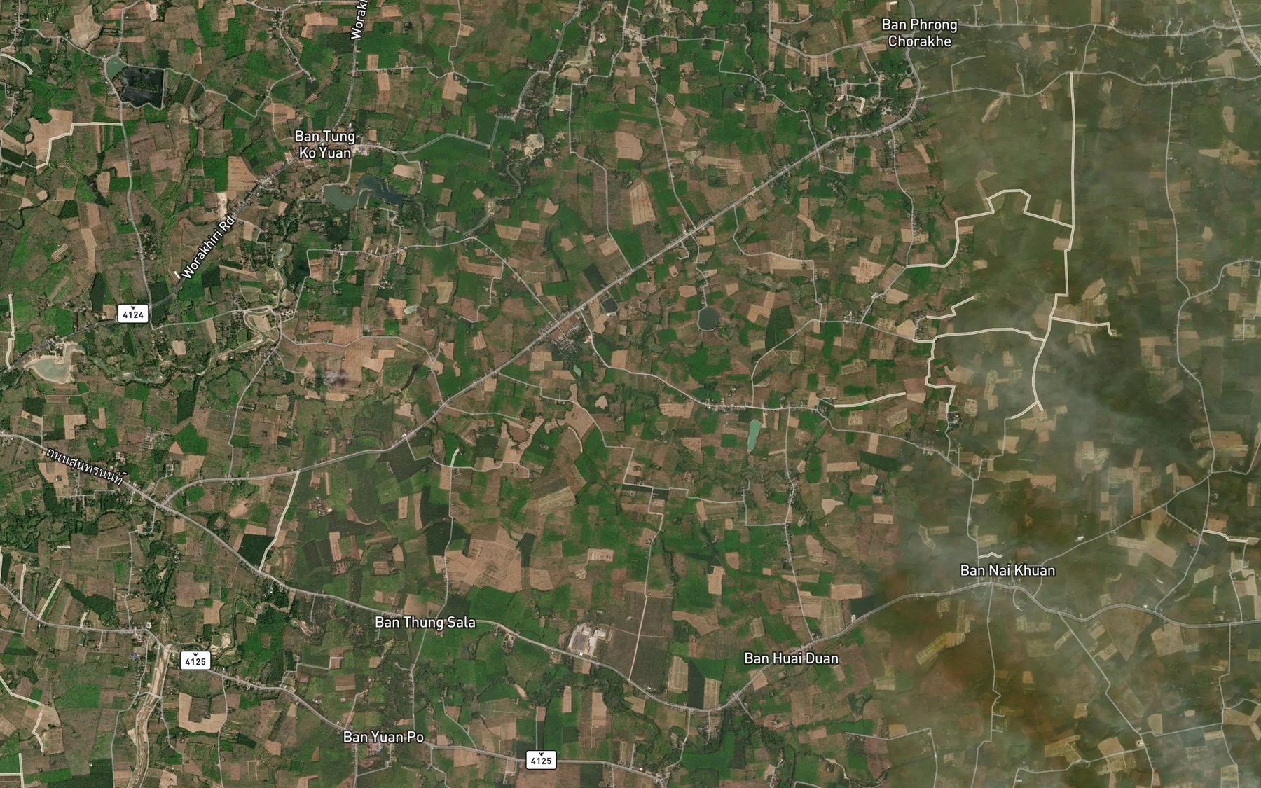 Satellite map of the Nong Khon Thong