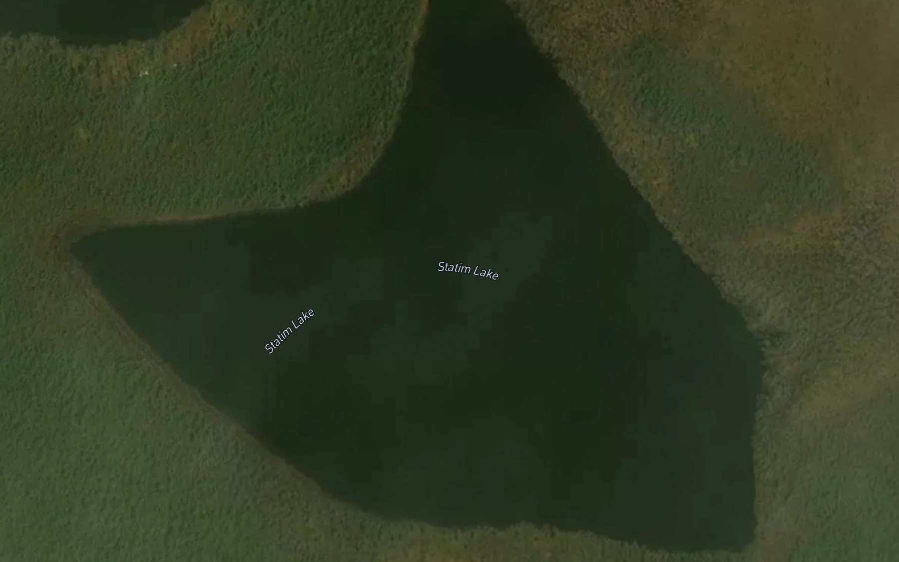 Satellite map of the Statim Lake