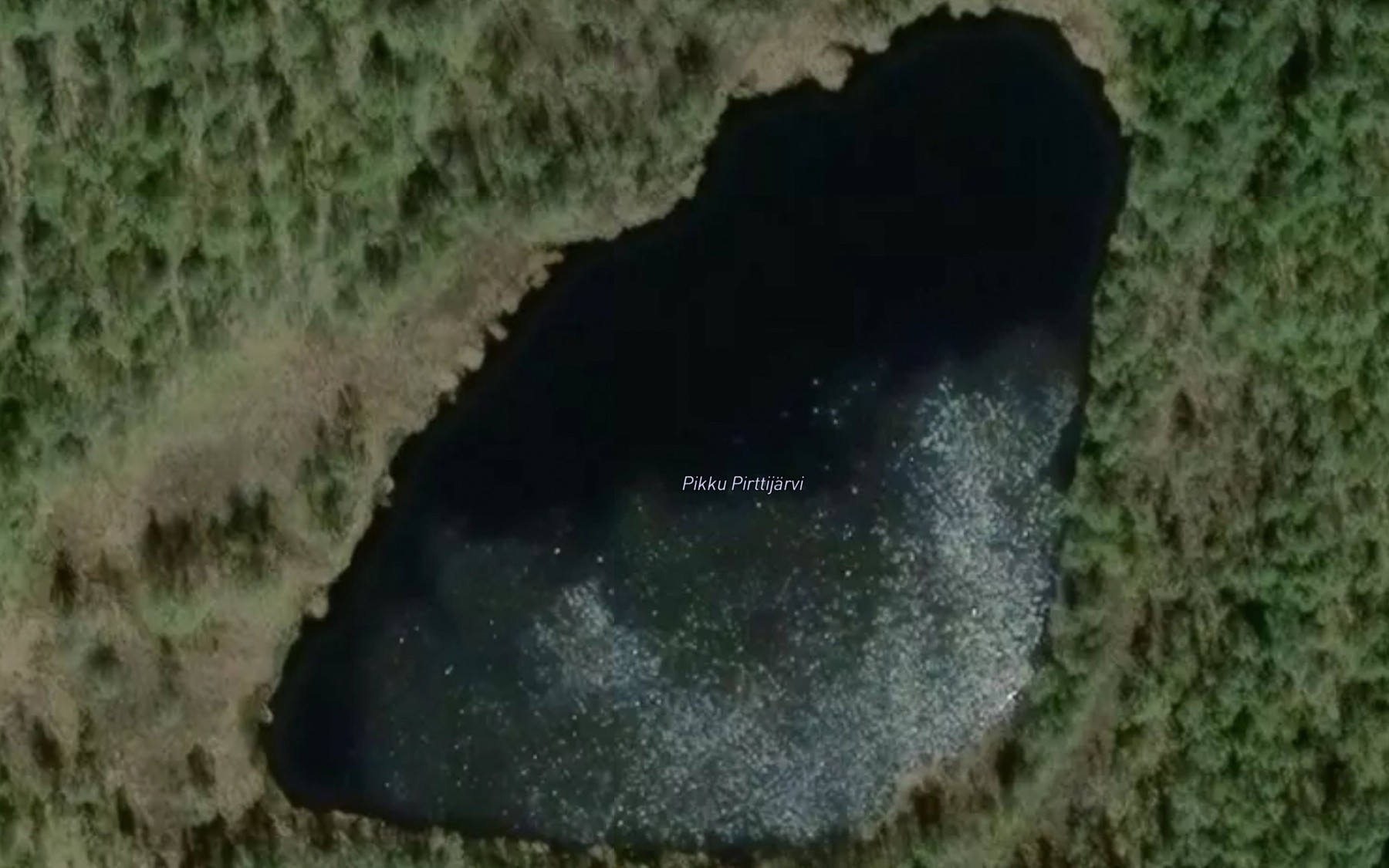 Satellite map of the Pikku Pirttijarvi