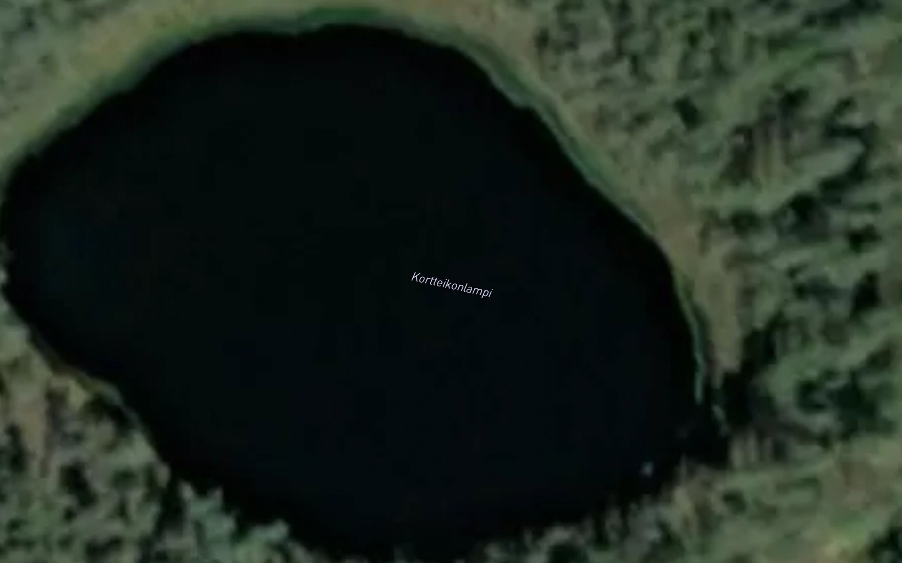Satellite map of the Kortteikonlampi