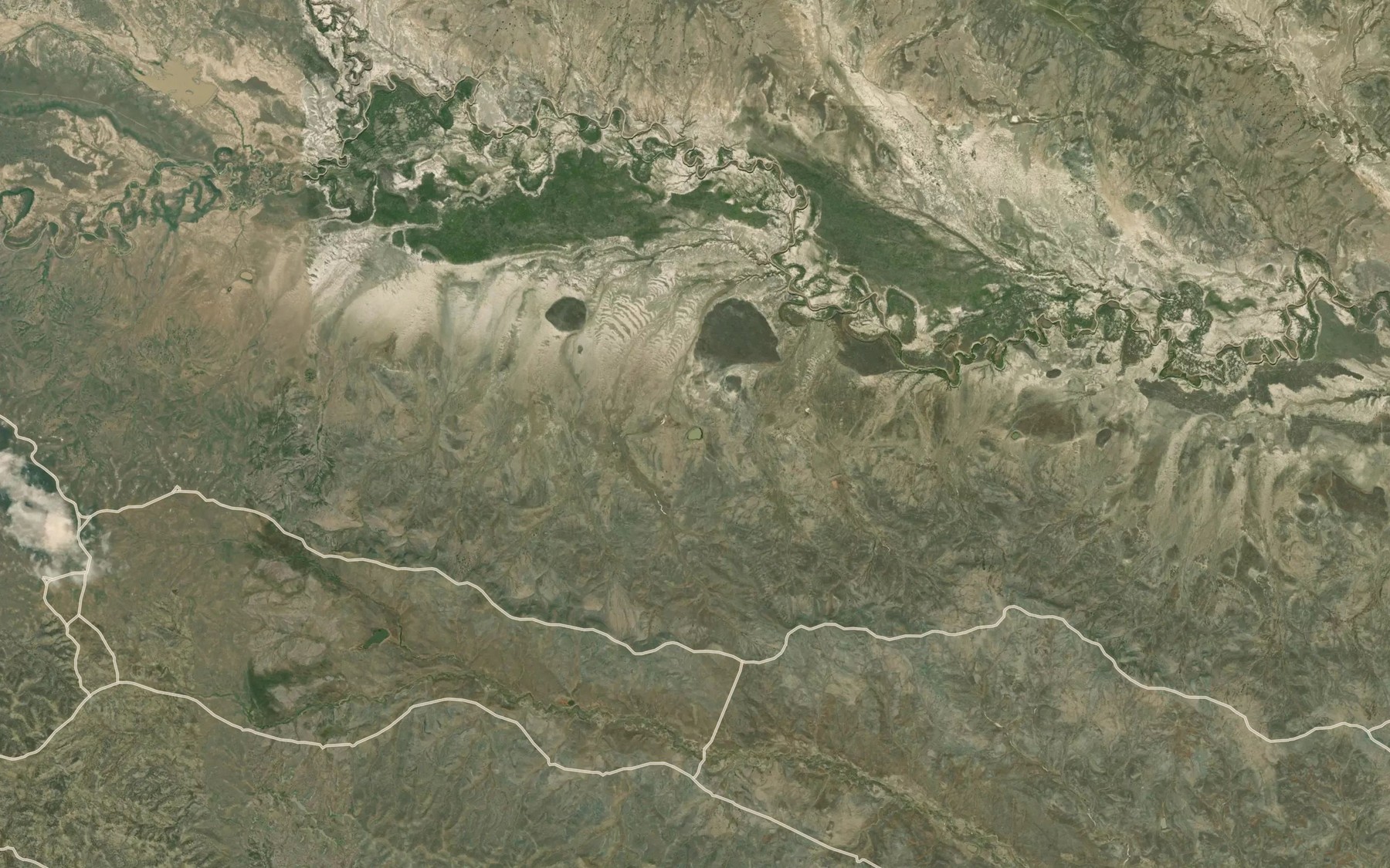 Satellite map of the Do Reservoir