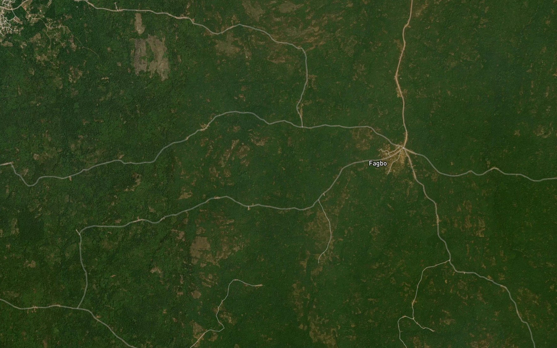 Satellite map of the River Iwori