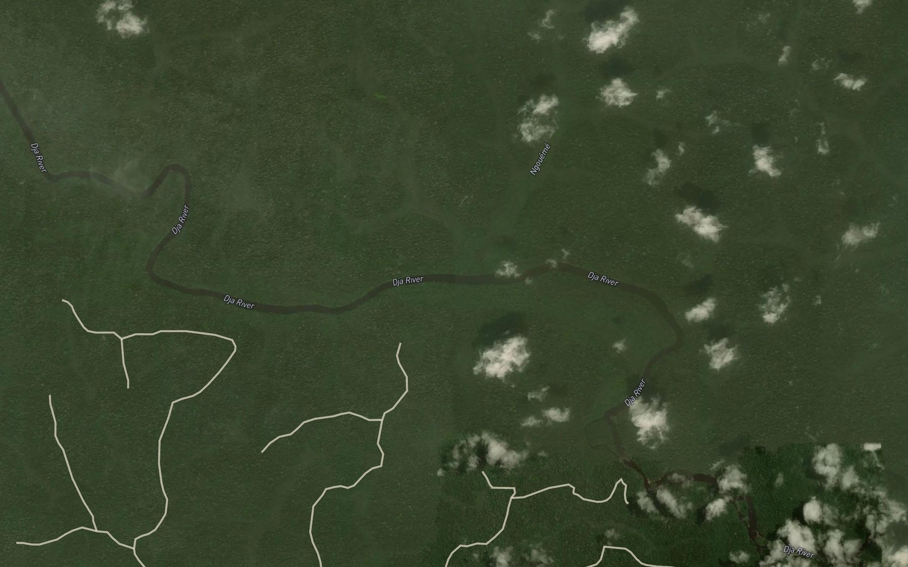Satellite map of the Befolo